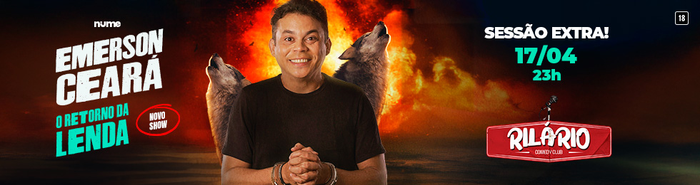 Capa SESSÃO EXTRA EMERSON CEARÁ EM O RETORNO DA LENDA EM TUBARÃO