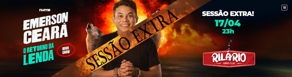 Capa SESSÃO EXTRA EMERSON CEARÁ EM O RETORNO DA LENDA EM TUBARÃO