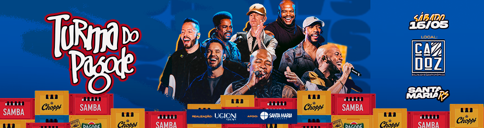 Capa 16.05 TURMA DO PAGODE EM SANTA MARIA