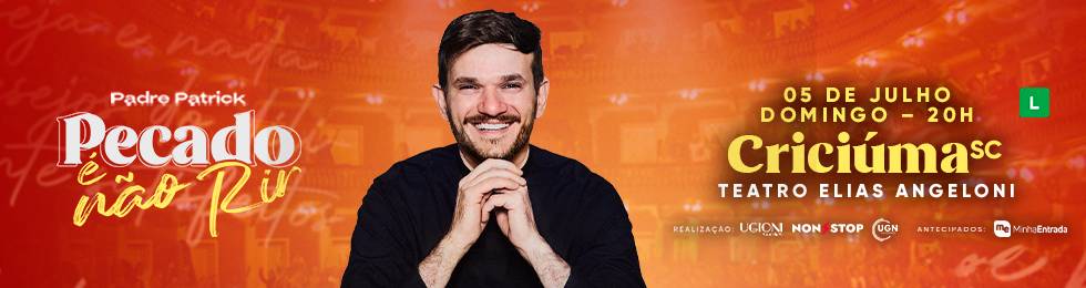 Capa PADRE PATRICK -  PECADO É NAO RIR