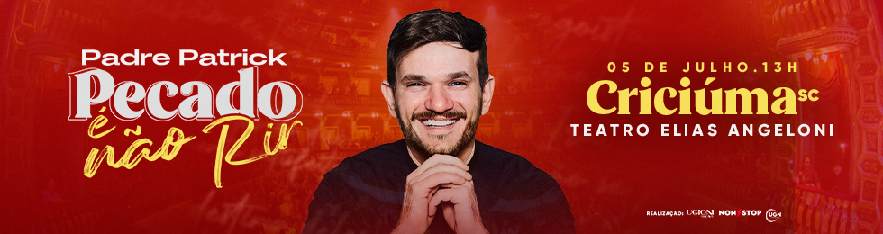 Capa PADRE PATRICK -  PECADO É NAO RIR