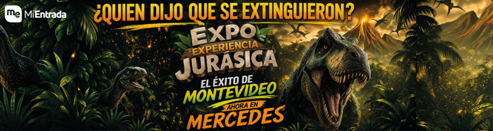 Capa EXPO EXPERIENCIAS JURÁSICAS EN MERCEDES