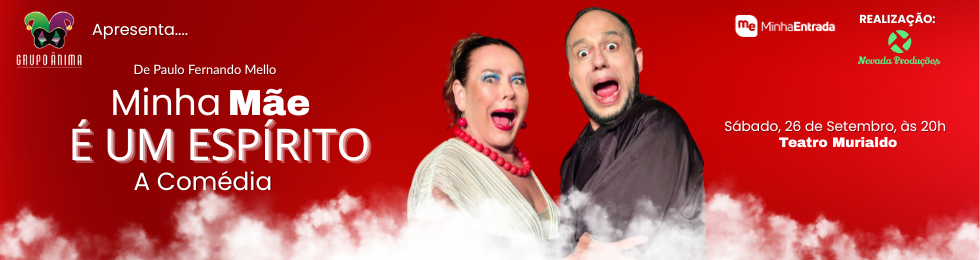 Capa MINHA MÃE É UM ESPÍRITO - PEÇA DE TEATRO