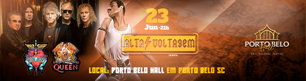 Capa ALTA VOLTAGEM / TRIBUTO QUEEN E BON JOVI