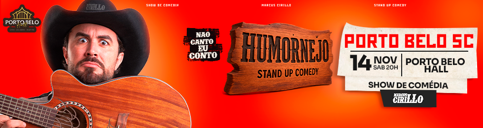 Capa MARCUS CIRILLO EM: HUMORNEJO / STAND UP COMEDY