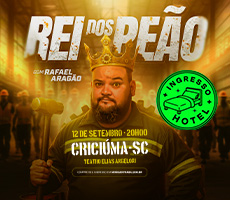 Miniatura RAFAEL ARAGÃO EM: REI DOS PEÃO NO TEATRO ELIAS ANGELONI