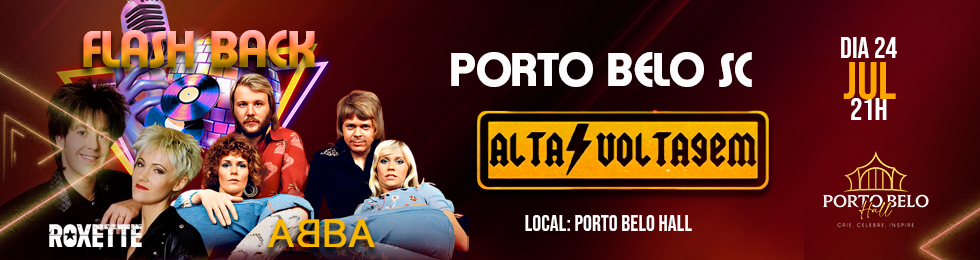 Capa ALTA VOLTAGEM / FLASH BACK/ TRIBUTO ABBA E ROXETTE
