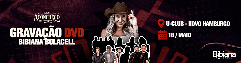 Capa GRAVAÇÃO DVD BIBIANA BOLACELL + GRANDES PARTICIPAÇÕES