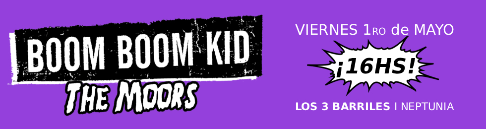 Capa BOOM BOOM KID (ARG) JUNTO A LOS MOORS
