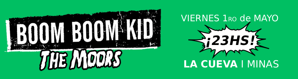 Capa BOOM BOOM KID (ARG) JUNTO A LOS MOORS - (MINAS)