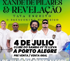 Miniatura EXCURSIÓN A PORTO ALEGRE - GRUPO REVELAÇÃO Y XANDE DE PILARE