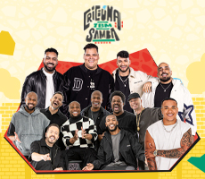 Miniatura CRICIUMA TAMBEM SAMBA COM MENOS É MAIS E TURMA DO PAGODE 