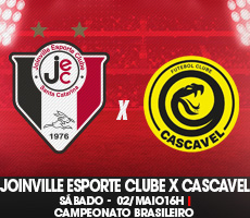 Miniatura JOINVILLE X CASCAVEL BRASILEIRÃO SERIE D