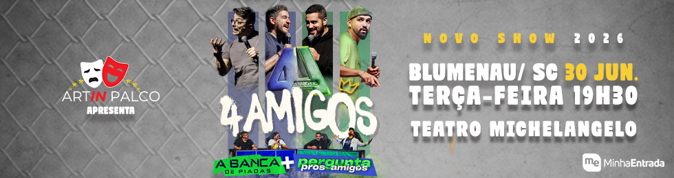 Banca de Piadas + Pergunta Pros Amigos em Blumenau