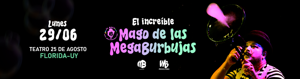 Capa EL MAGO DE LAS MEGABURBUJAS - FLORIDA - 29.JUNIO