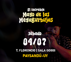 Miniatura EL MAGO DE LAS MEGABURBUJAS - PAYSANDÚ - 04.JULIO