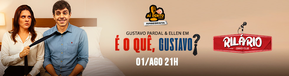 Capa GUSTAVO PARDAL E ELLEN EM: É O QUÊ, GUSTAVO?