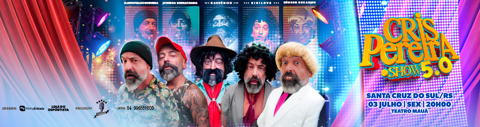 Capa CRIS PEREIRA PONTO SHOW 5.0 EM SANTA CRUZ DO SUL 