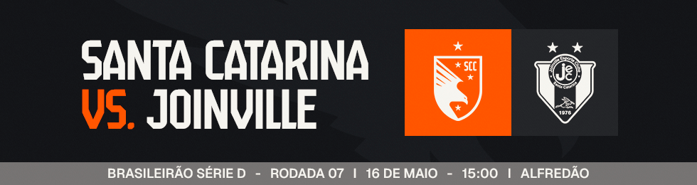Capa SANTA CATARINA X JOINVILLE - BRASILEIRÃO SÉRIE D