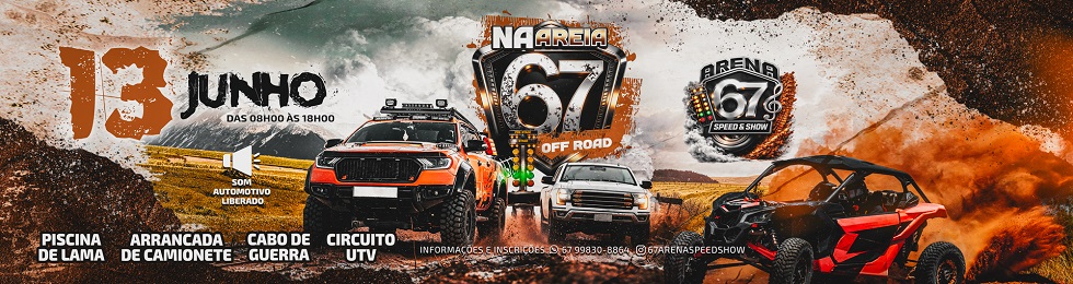 Capa NA AREIA 67 OFF ROAD 