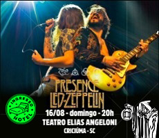 Miniatura PRESENCE LED ZEPPELIN NO TEATRO ELIAS ANGELONI