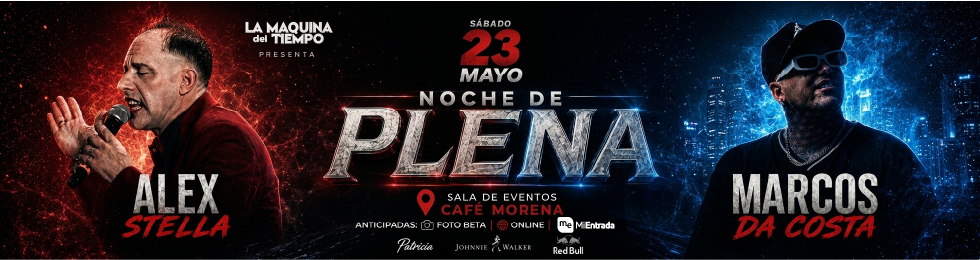Capa NOCHE DE PLENA ALEX STELLA & MARCOS DACOSTA