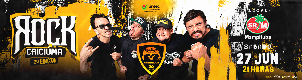 Capa ROCK CRICIUMA - RAIMUNDOS