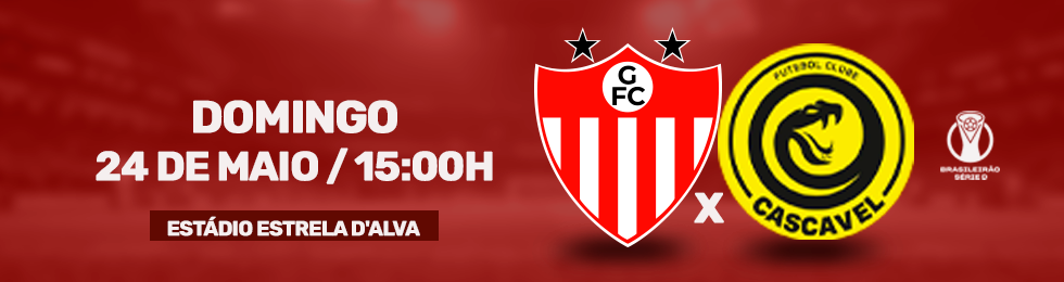 Capa GUARANY X CASCAVÉL: CAMPEONATO BRASILEIRO SÉRIE D - COPA FGF 