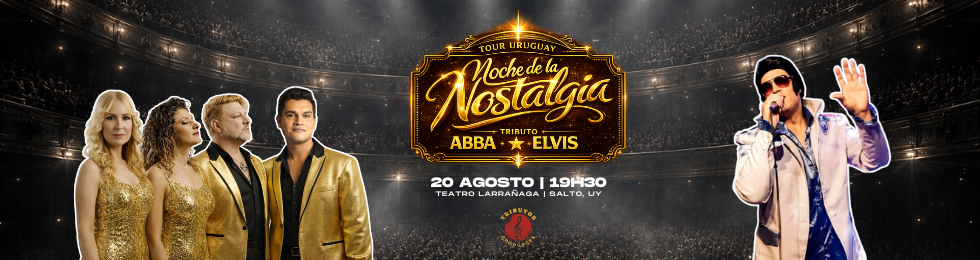Capa NOCHE DE LA NOSTALGIA SALTO | TRIBUTO ABBA, ELVIS 