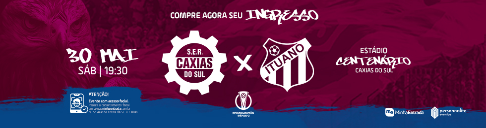 Capa    SER CAXIAS X ITUANO - BRASILEIRAO SERIE C                       