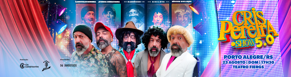 Capa CRIS PEREIRA PONTO SHOW 5.0 EM PORTO ALEGRE