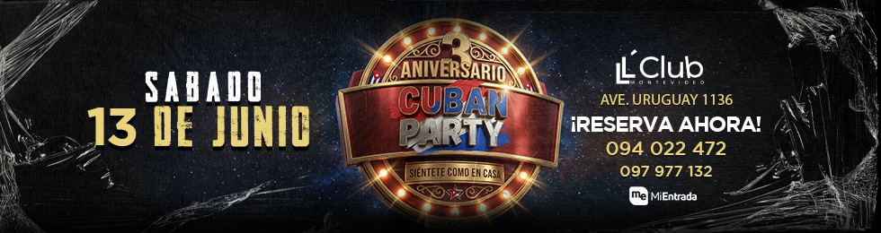 Capa CUBAN PARTY 3 ANIVERSARIO 