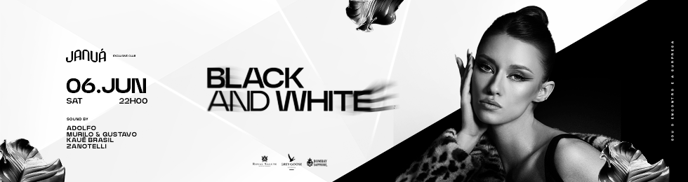 Capa 06.06 BLACK AND WHITE NA JANUÁ