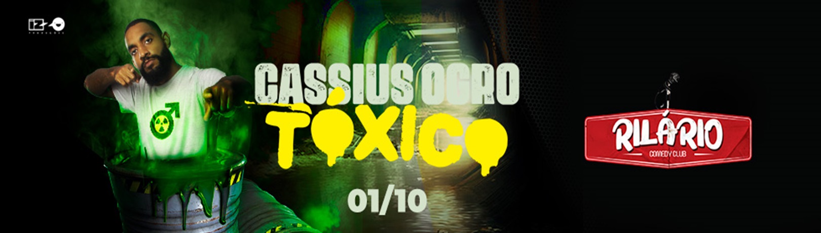 Capa CASSIUS OGRO TÓXICO EM TUBARÃO SC 