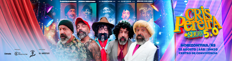Capa CRIS PEREIRA PONTO SHOW 5.0 EM HORIZONTINA