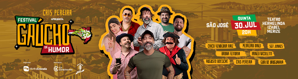 Capa FESTIVAL GAUCHO DE HUMOR EM SÃO JOSÉ
