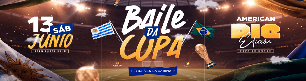 Capa BAILE DA COPA - AMERICAN PIE - 13.JUNIO