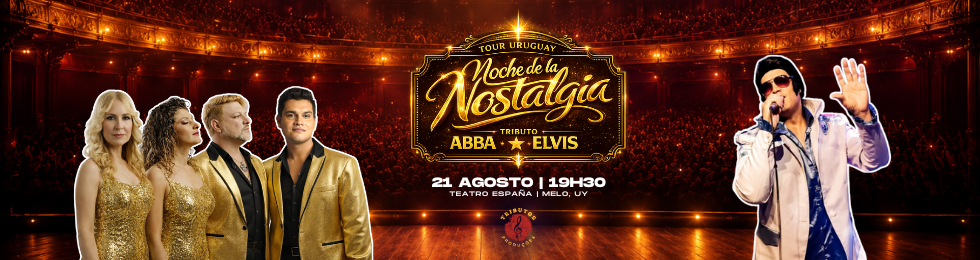 Capa NOCHE DE LA NOSTALGIA MELO | TRIBUTO ABBA, ELVIS