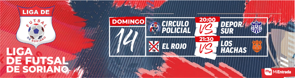 LIGA DE FUTSAL: DOMINGO 14