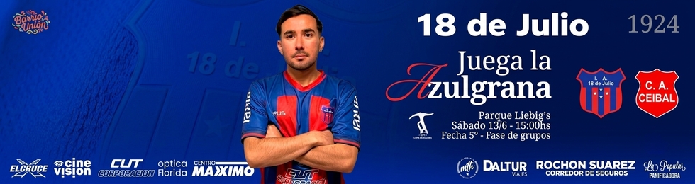 Capa 18 DE JULIO VS. CEIBAL - FECHA 5 - FASE DE GRUPOS