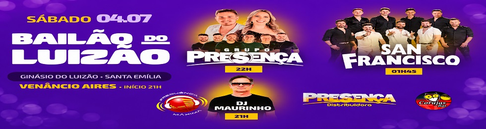 Capa BAILÃO DO LUIZÃO 04.07 