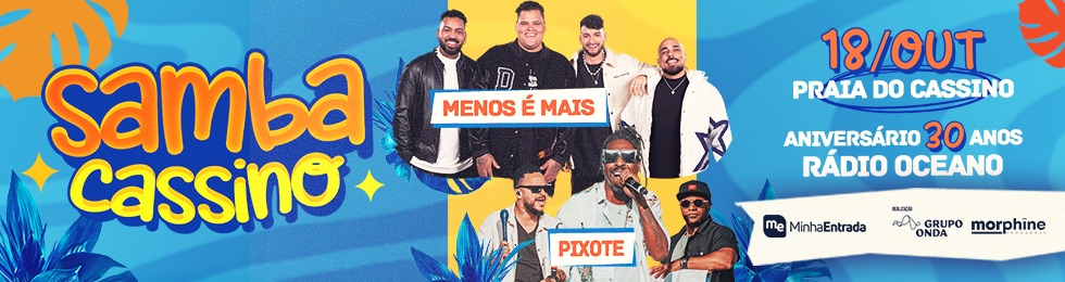 Capa SAMBA CASSINO - MENOS É MAIS E PIXOTE