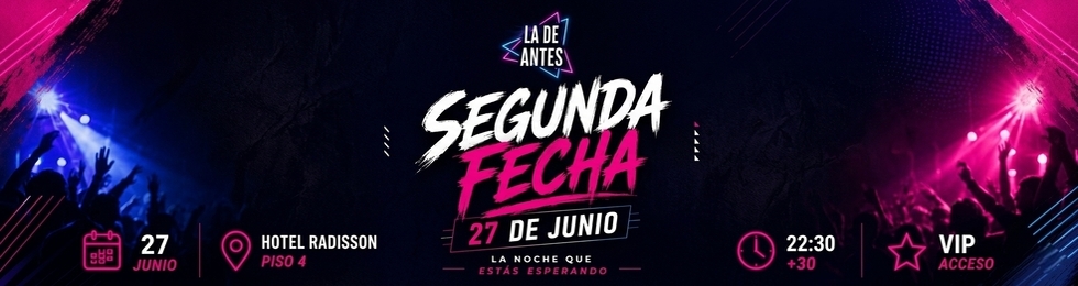 Capa LA DE ANTES - SEGUNDA FECHA - 27 JUNIO