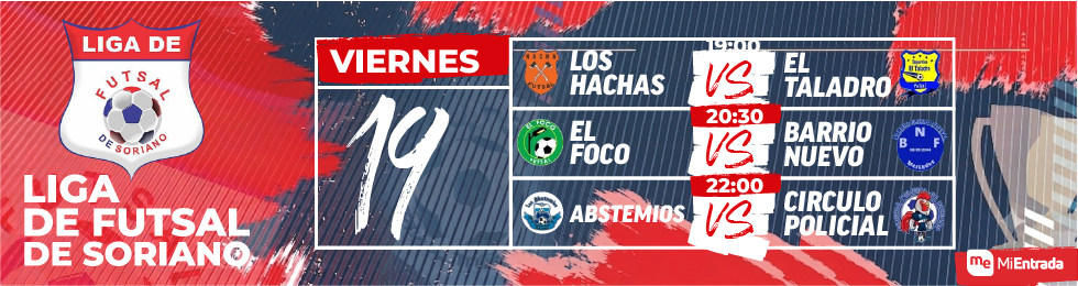 Capa FECHA 2 - VIERNES 19 - CANCHA ESPARTA