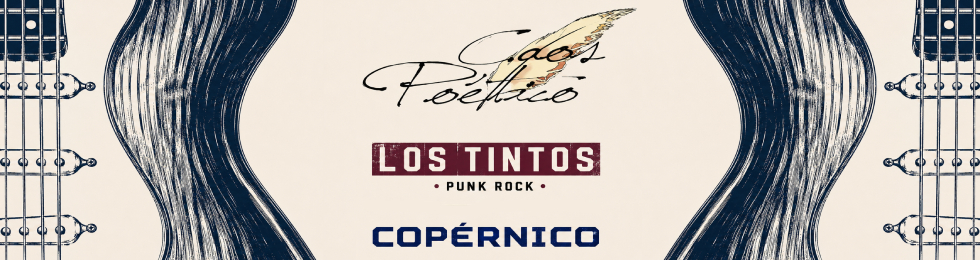Capa CAOS POETICO - LOS TINTOS - COPERNICO