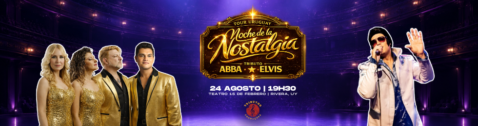 Capa NOCHE DE LA NOSTALGIA TRIBUTO ABBA, ROXETTE