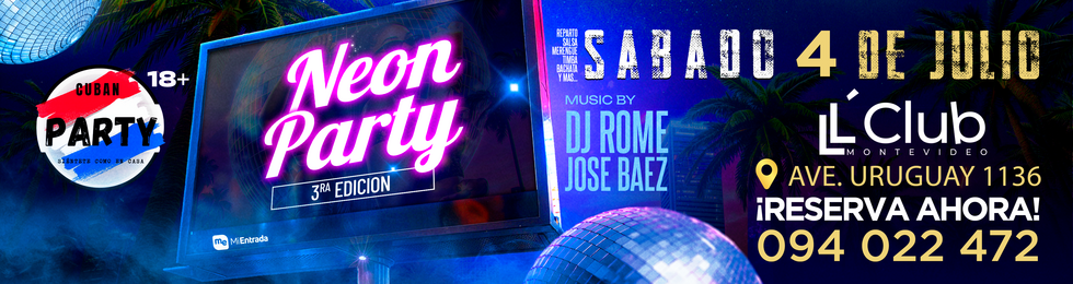 Capa NEON PARTY - 3RA EDICIÓN 04.07