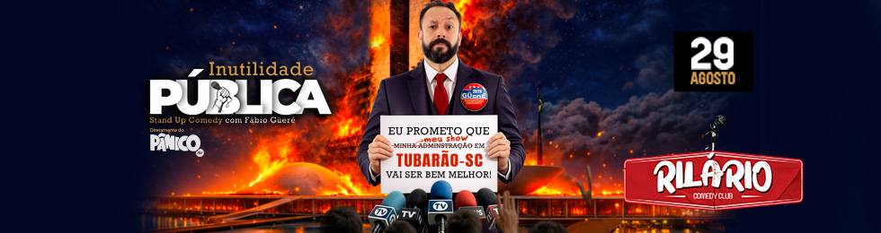 Capa FÁBIO GUERÉ - INUTILIDADE PÚBLICA EM TUBARÃO SC