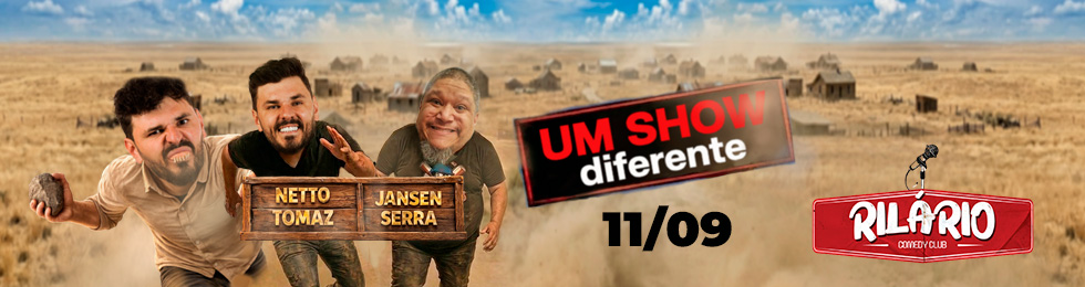 Capa NETTO TOMAZ E JANSEN SERRA - UM SHOW DIFERENTE EM TUBARÃO SC