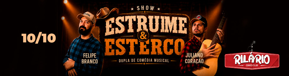 Capa FELIPE BRANCO E JULIANO CORAÇÃO - ESTRUME E ESTERCO 